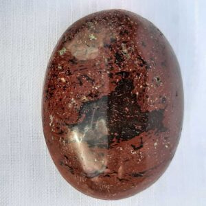 Choco jaspis - ovale handsteen