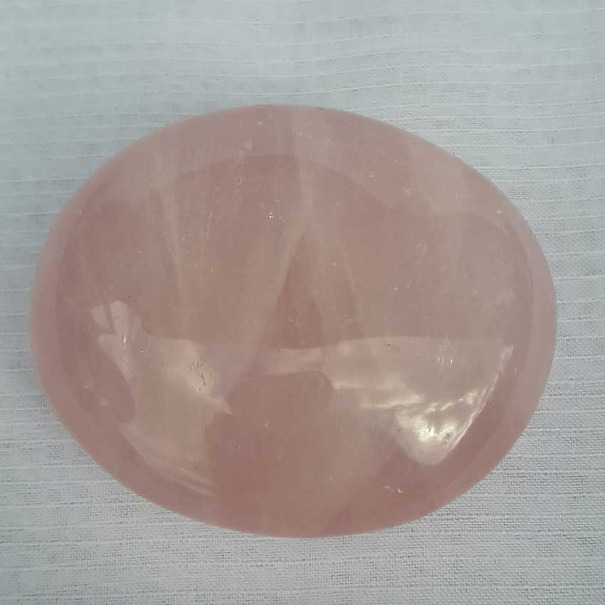 Rozenkwarts - licht roze strepen