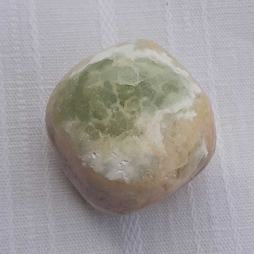 Caribbean blue calciet - handsteen