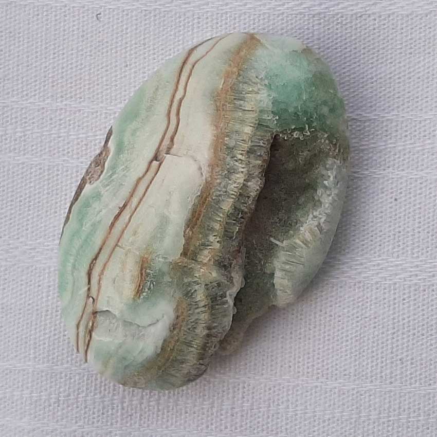 Caribbean blue calciet - handsteen